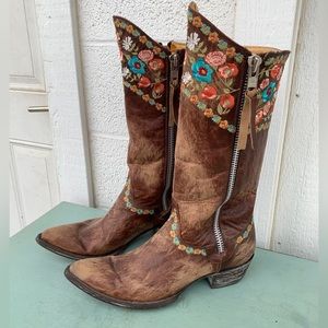 Old Gringo Embroidered Flower Boots